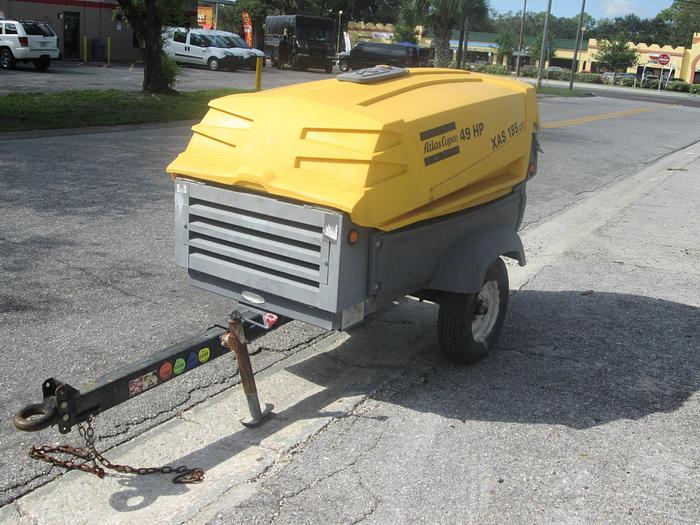 Used 2014 Atlas Copco XAS 185 Mobile Air Compressor