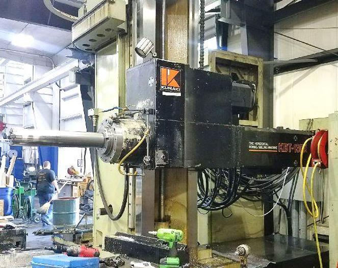 Used 1990 KURAKI KBT-13-DX 5.1" CNC TABLE TYPE BORING MILL