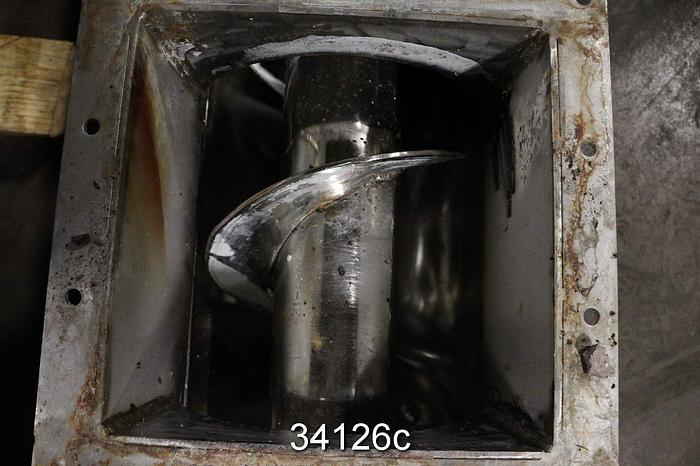 Used Continental Screw Conveyor, 11' Length, 10" Diameter #34126