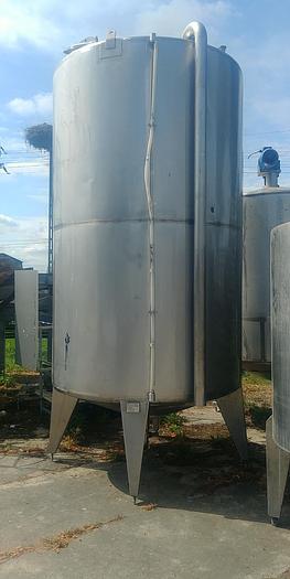 Used Zbiornik nierdzewny, jednopłaszczowy z mieszadłem o pojemności 9.000l