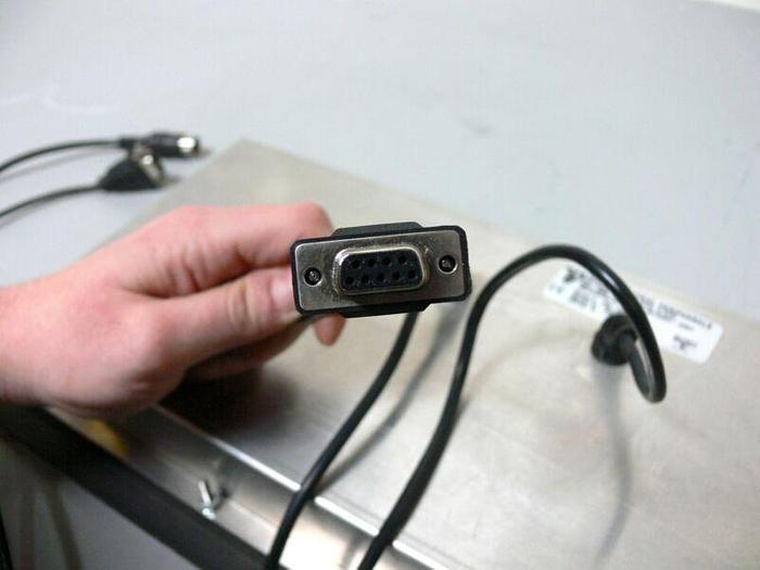 Used Allen Bradley 6185-Cbz Bbzz Fc15/a Flat Panel Monitor W/ Texas Pm-2000 Keyboard