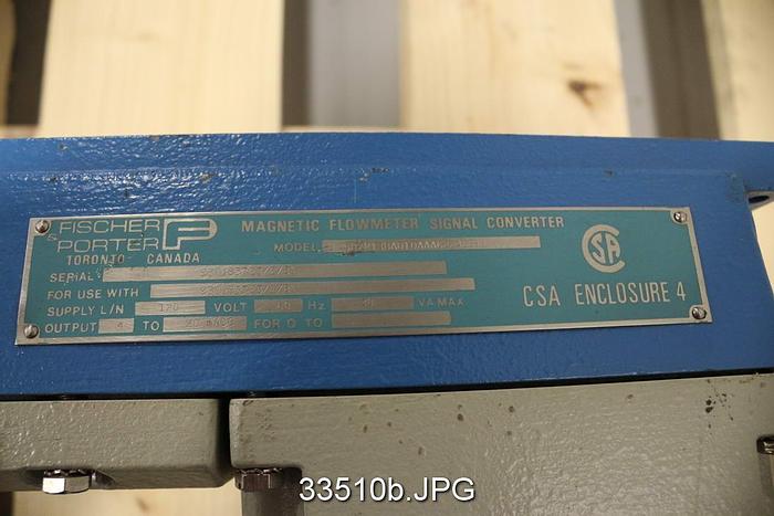 Used Fisher Porter 50XM13BAD10AAAC224BB11 Magnetic Flow Tube #33510
