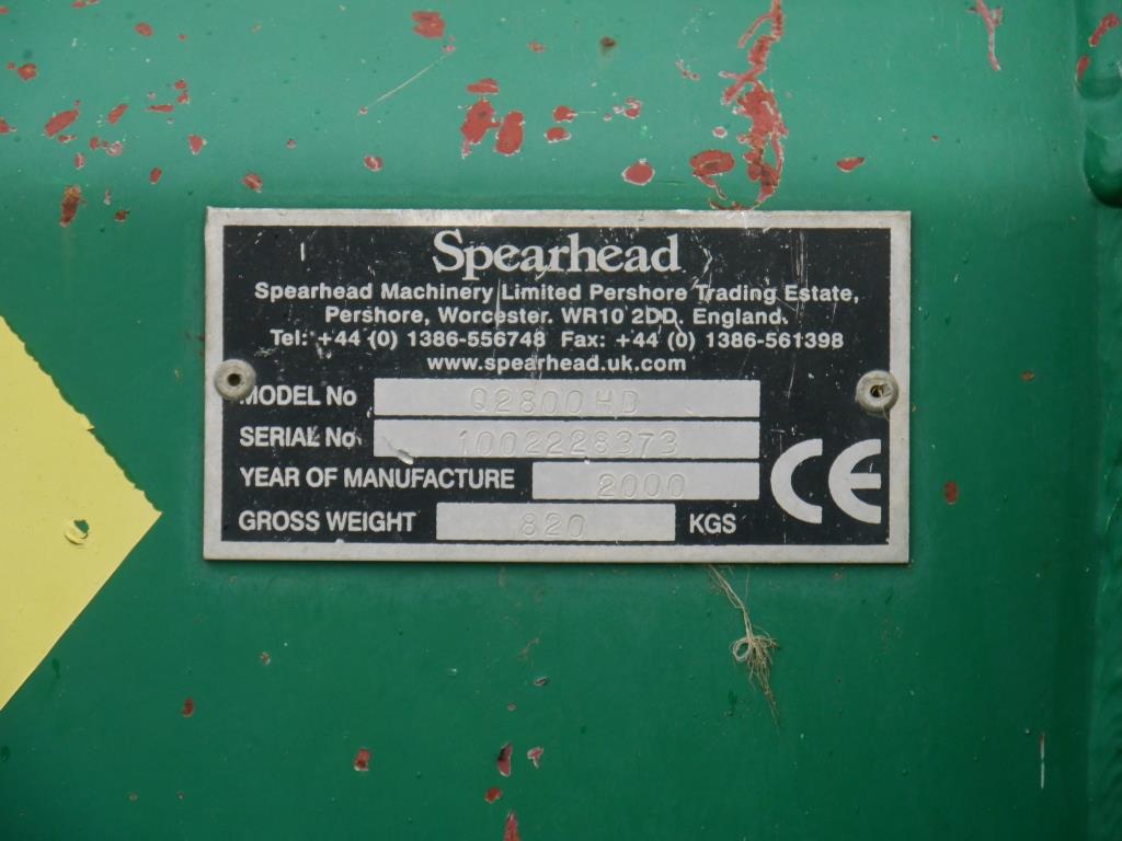 Used Spearhead Q2800HD 2.8m Flail Mower