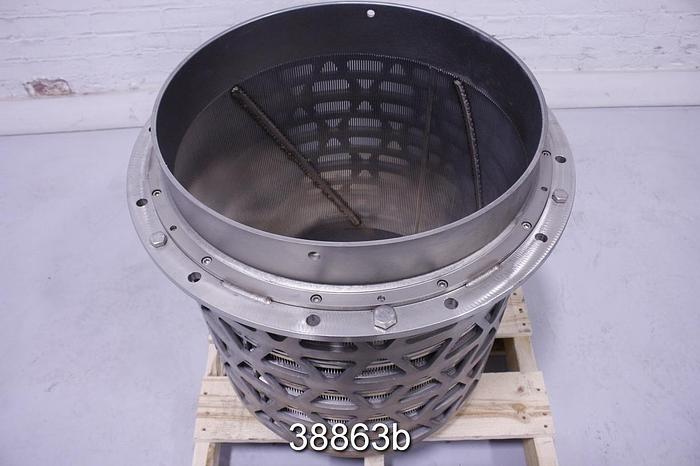 Unused Impco Ingersoll Rand M110B Pressure Screen Basket, .024" Slots #38863