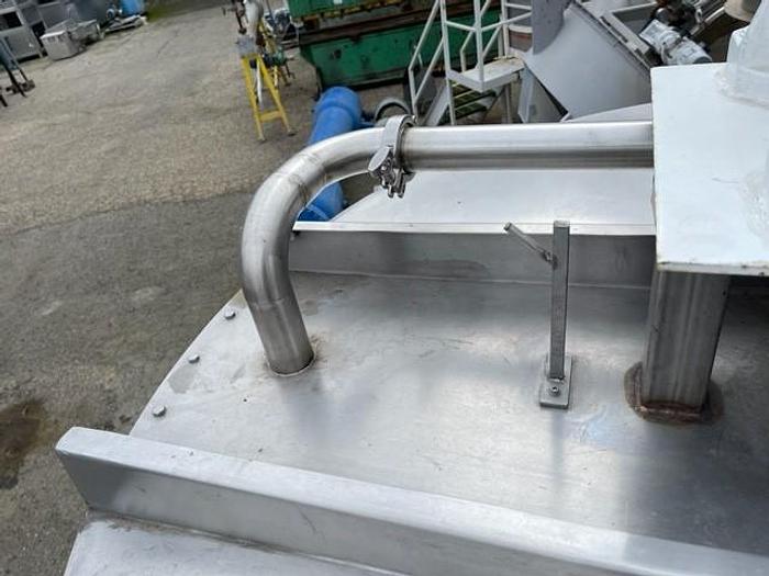 Used 850 Gallon Stainless Steel Jacketed Mix Tank