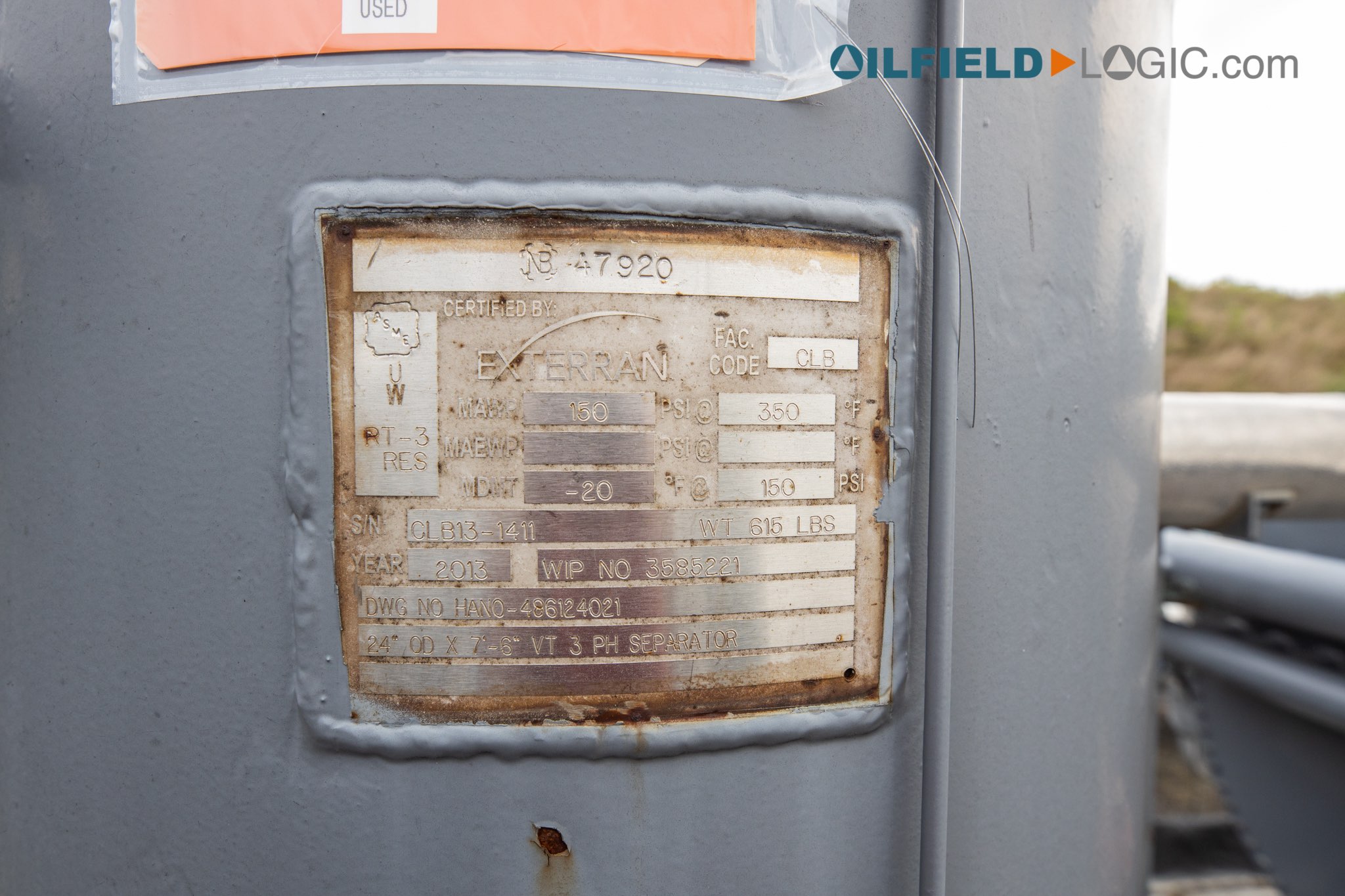 Used Stabilizer, 2000 bpd