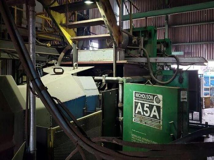 Used NICHOLSON 17" A5 TANDEM RING DEBARKER