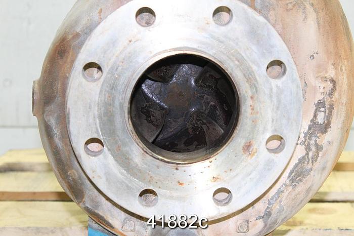 Used Goulds 3196 3x4x8 Pump, SS Casing, 4-Vane SS Impeller #41882