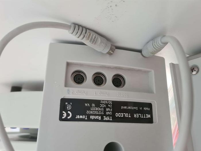 Used Mettler Toledo DL 53 Titrator with Rondo Sample Changer