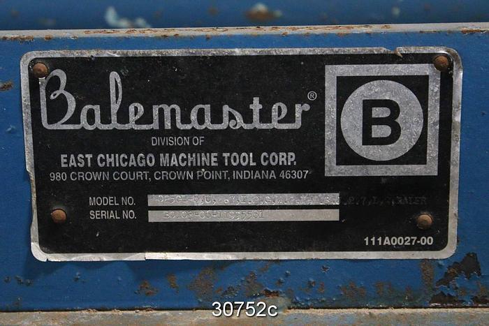 Used Balemaster 4025GL-8 E-Series Baler #30752