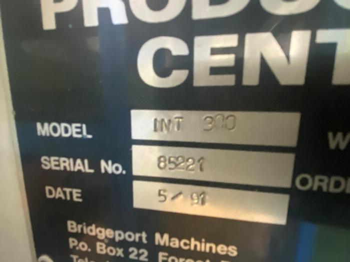 Used 1991 Bridgeport Interact 300 CNC Toolroom Milling Machine