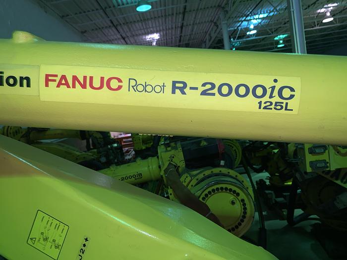 Used FANUC R2000iC/125L 6 AXIS CNC ROBOT WITH R30iB CONTROLLER, IR VISION, 125KG X 3,100 MM H REACH