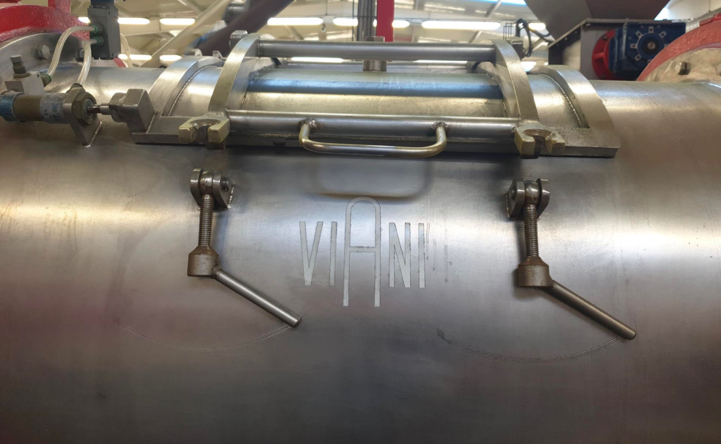 Used VIANI ST350 SS316 powder paddle blender