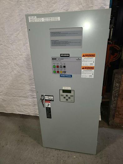 Used Emerson Power Transfer Station with Asco Transfer Switch and PLC 208V 3 Phase