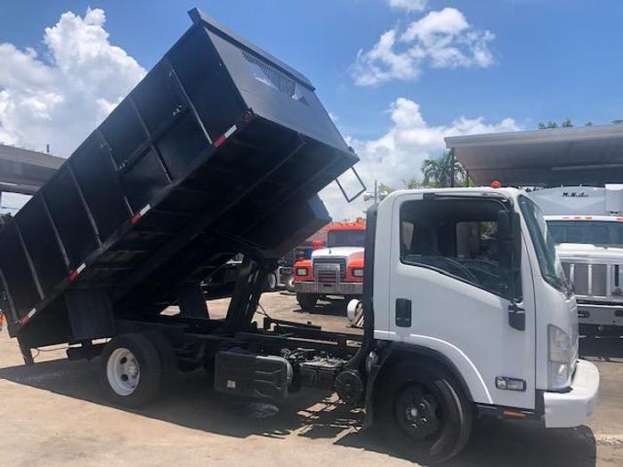 2011 ISUZU NPR LANDSCAPING DUMP BODY