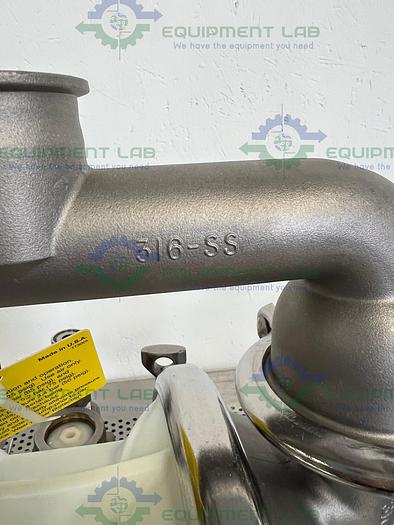 Used Wilden  Stainless Steel T4 Air-Operated Double Diaphragm Pump 1 1/2"