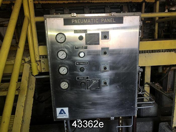 Used Andritz CPF1.0SMX-S8 Twin Wire Belt Press with Gravity Table #43362