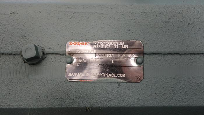 Unused Dodge 182CG38A18 Right Angle XL Gear Drive #44629