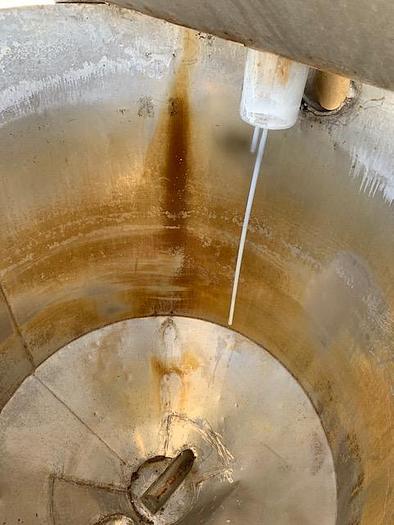 Used 150 Gallon Vertical Stainless Steel Tank