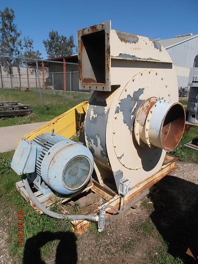 Used Blower, 100 HP, Centrifugal, 18" Inlet, 12X16 Outlet, #S738903