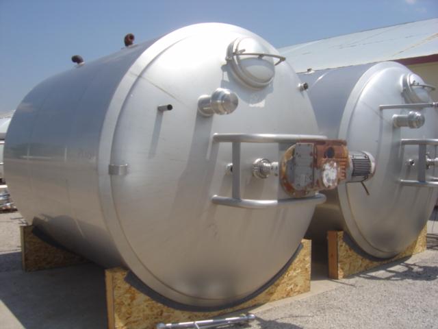 Usado 4000 GALLON PROCESSOR TANK. DCI SERIAL C98-D-5308-A&B
