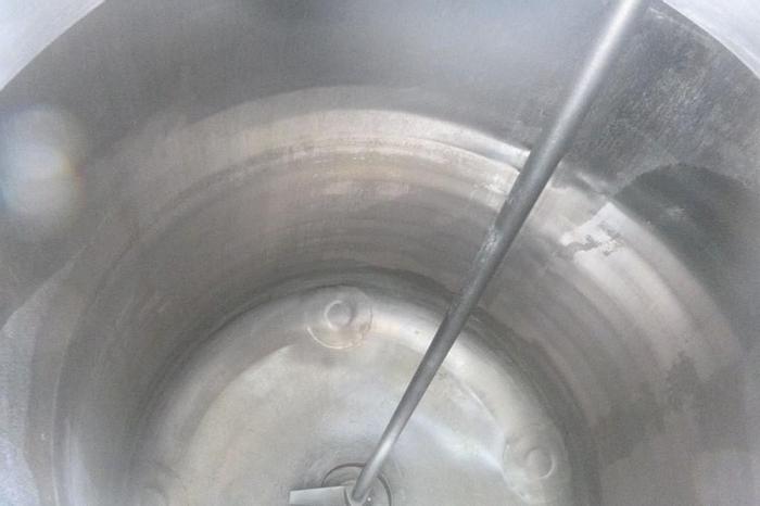Used Reactor, 158.50 Gallon, 304L S/st, 36" X 36", 90 PSI, #L743755