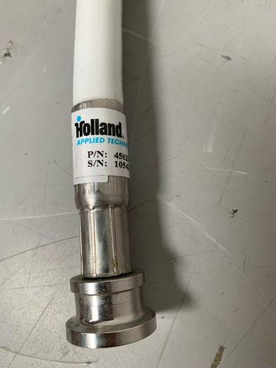Used Holland Applied Technologies 22" Sanitary Silicone Hose w/ 1" tri-clamp Fitting