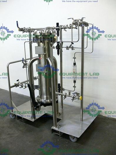 Used BHS Filtration Stainless Steel Column Skid w/ 150 PSI Column w/ Gate Valve