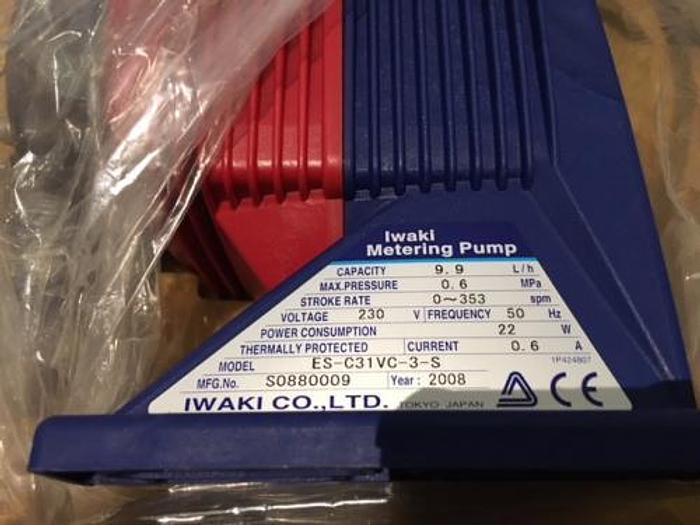Used Iwaki ES-C31VC-3-S dosing pump