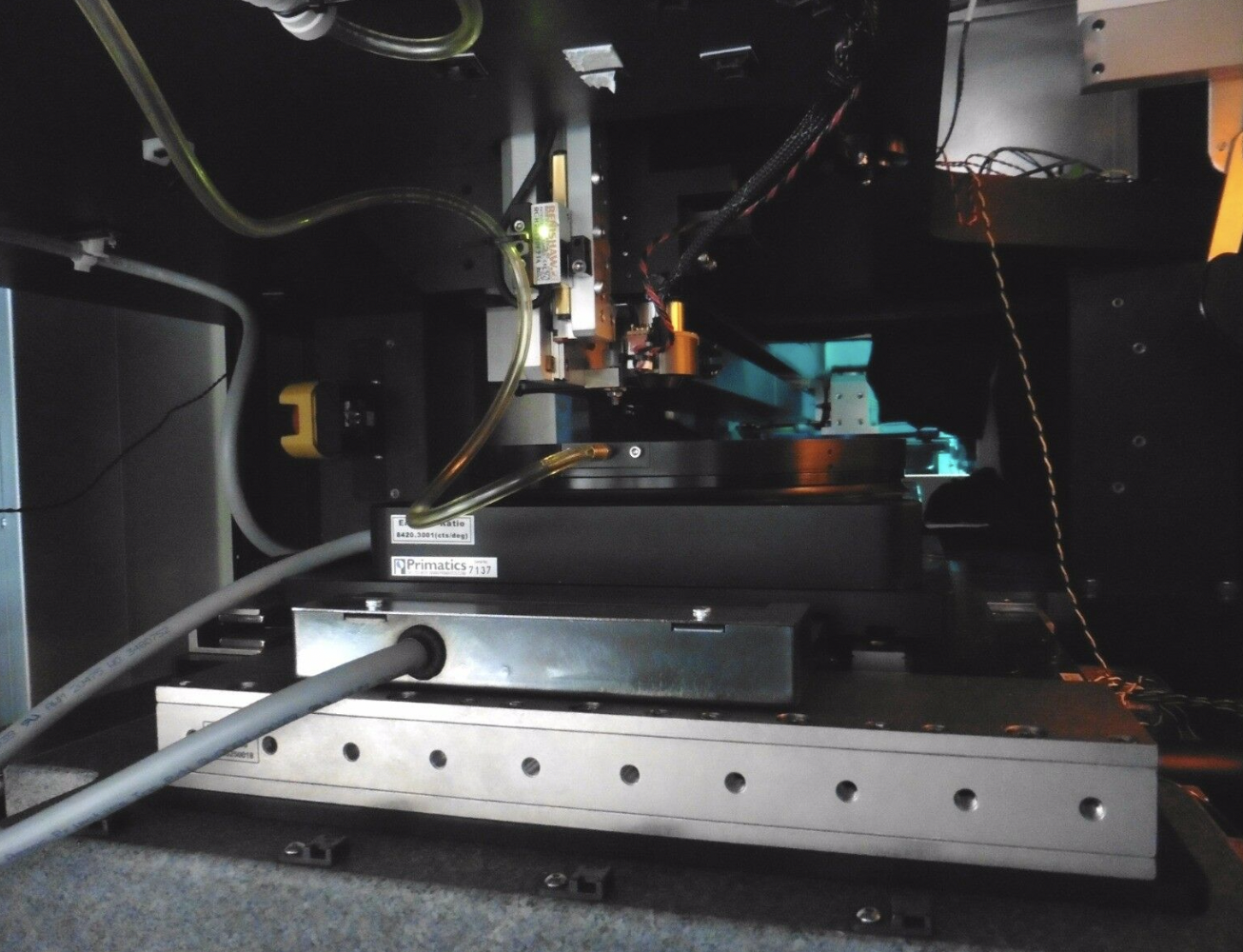 Used ESI AccuScribe AS 2000 FX Laser Wafer Scriber w/ Autoloader