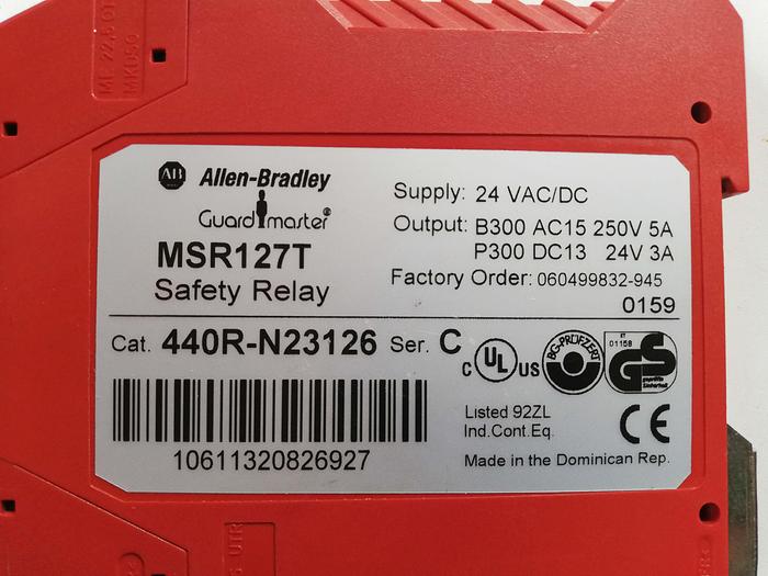 Used ALLEN-BRADLEY MSR127T