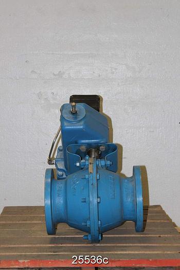 Used Kamyr PC06-AAS Neles Jamesbury, 6", Air Operated Ball Valve, 316 Body, 316 Shaft, 316 Ball, Stellite Seat, Bc17/55U Actuator, Np724 Pneumatic Positioner, 275 Differential Pressure 480 Degrees F, Kamyr Valve Body, Normally Open #25536