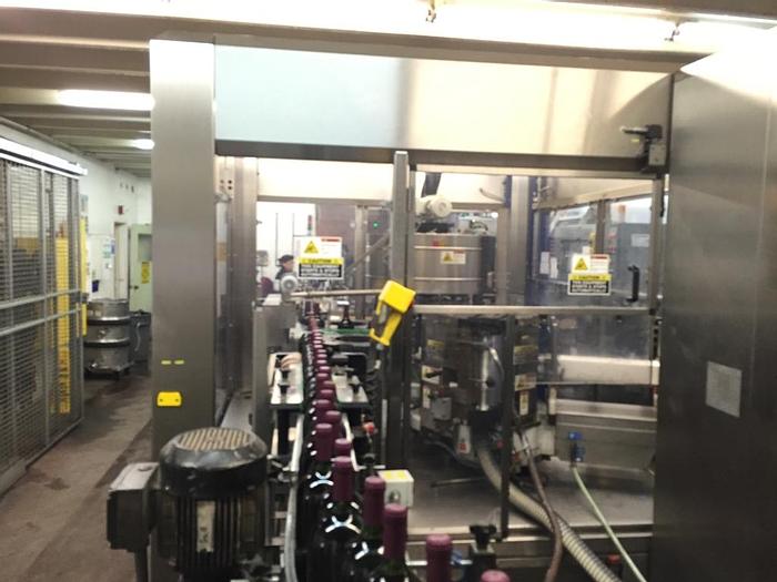 Used Labeler, Krones, Universella, Front&Back, Glue, Wine Bottles #C740300