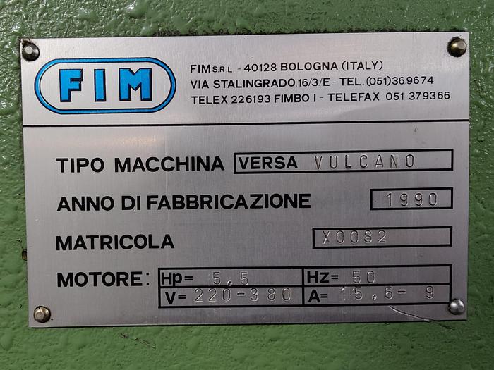 Gebruikt FIM ponsmachine Vulcano