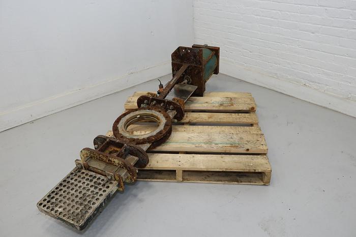 Used 10" Air Operated Thru Gate Valve #44296