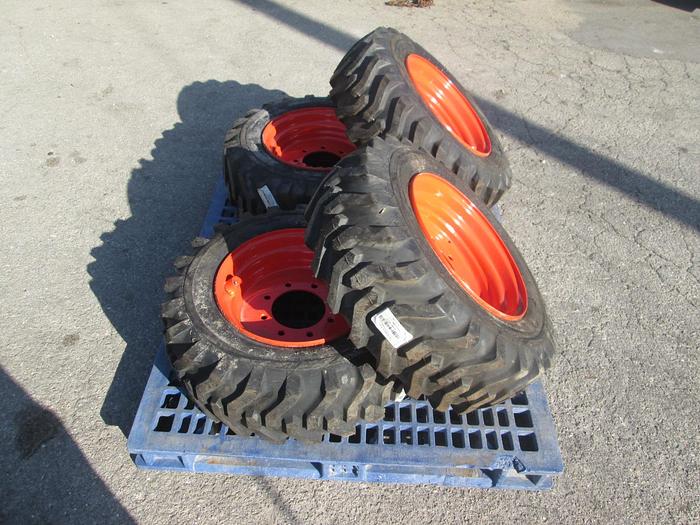 NEW 10 x 16.5 Camso Skid Steer Tires on Rims
