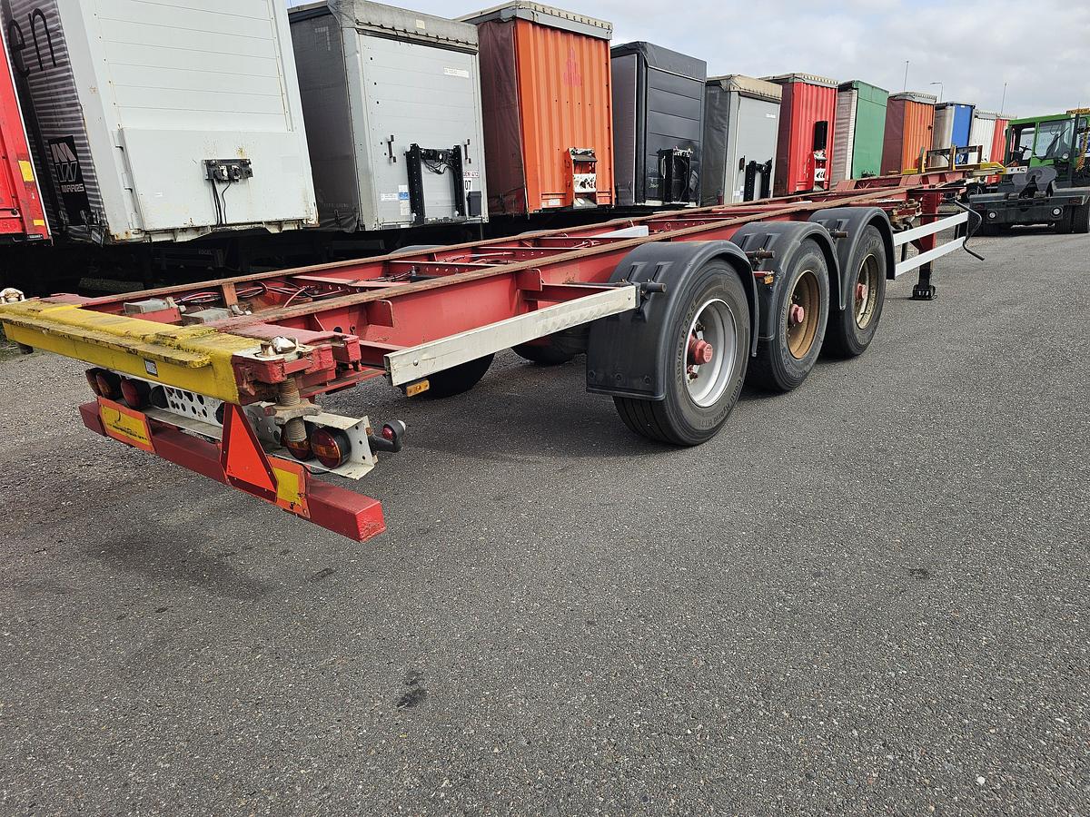 Used 2003 GROENEWEGEN 45 CC-16-27 TUN | 45 ft 40 ft 2 x 20 fFT | dutch chassis | bpw drum.