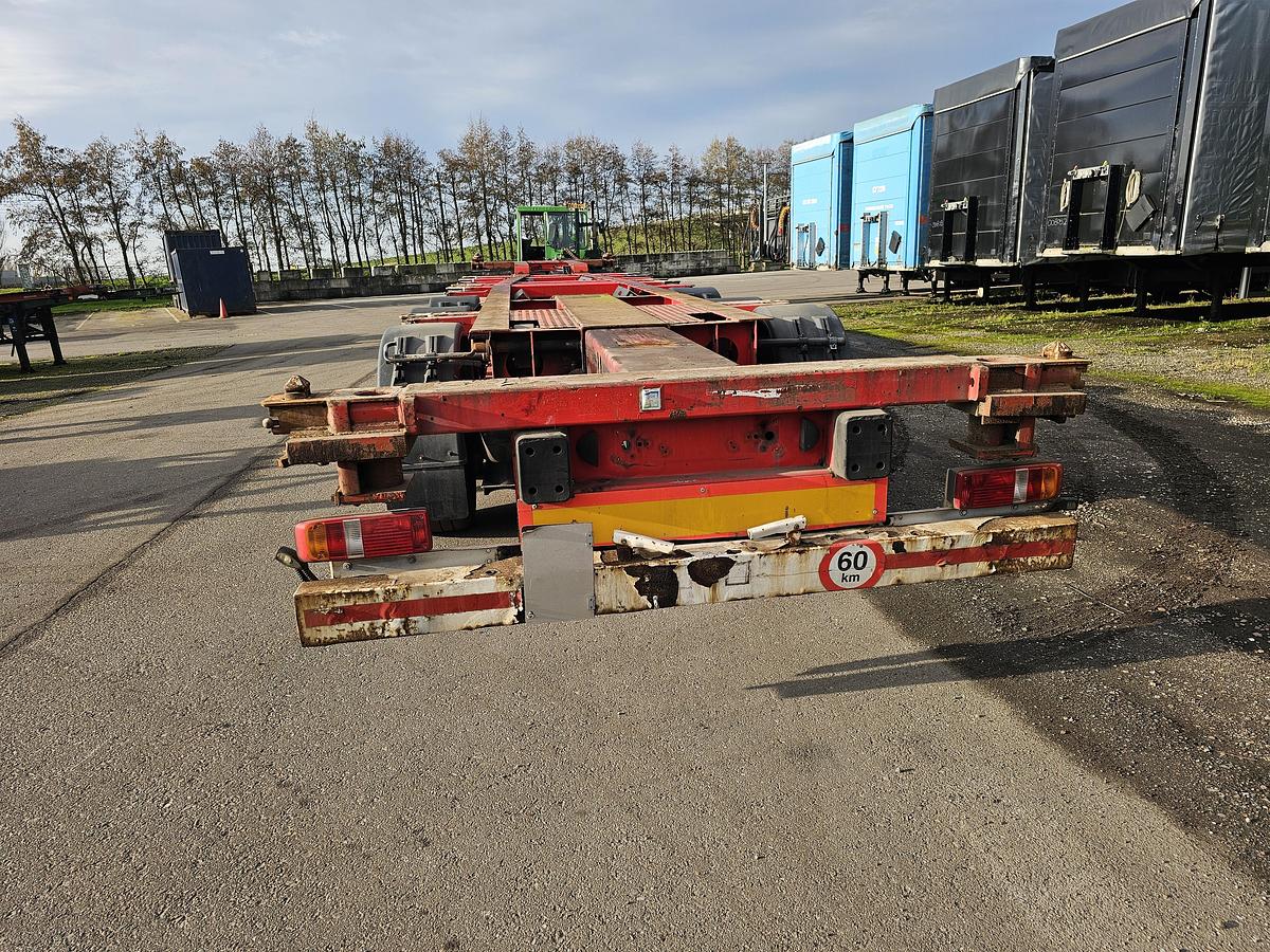 Gebruikt 2007 KRONE SD 27| SAF INTRADISC | SUPER SLIDING.| BELGIUM | 45 /40 FT 2 X 20 FT.