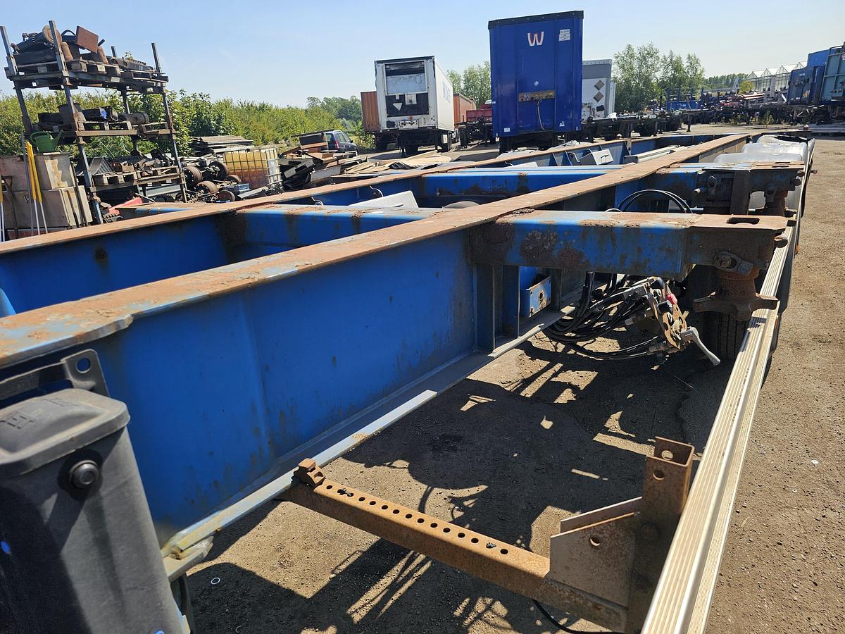 Gebruikt 2001 HRD NT CON.40 foot extendible chassis 2 x 20 foot / landbouw kenteken / geen apk nodig.