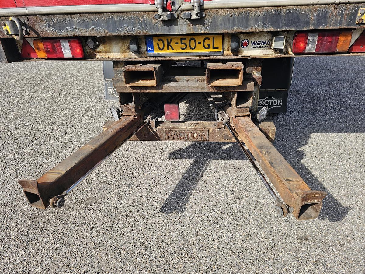 Gebruikt 2008 PACTON T2-001  CITY TRAILER| 10.40 LONG | STEERING AXLE| LIFT AXLE | BPW DISC.