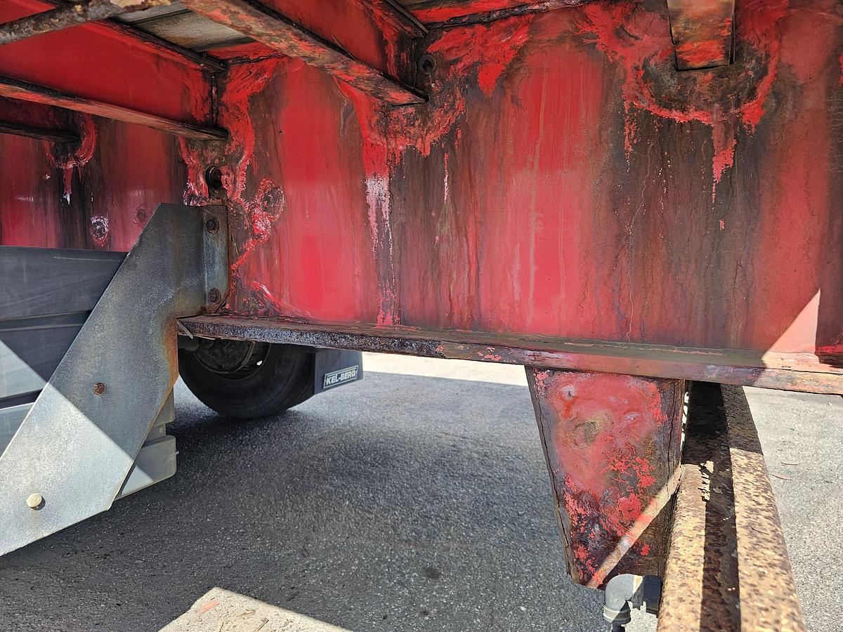 Used 2013 KELBERG S4 OB3 | HEAVY DUTY FLATBED | BPW DRUM