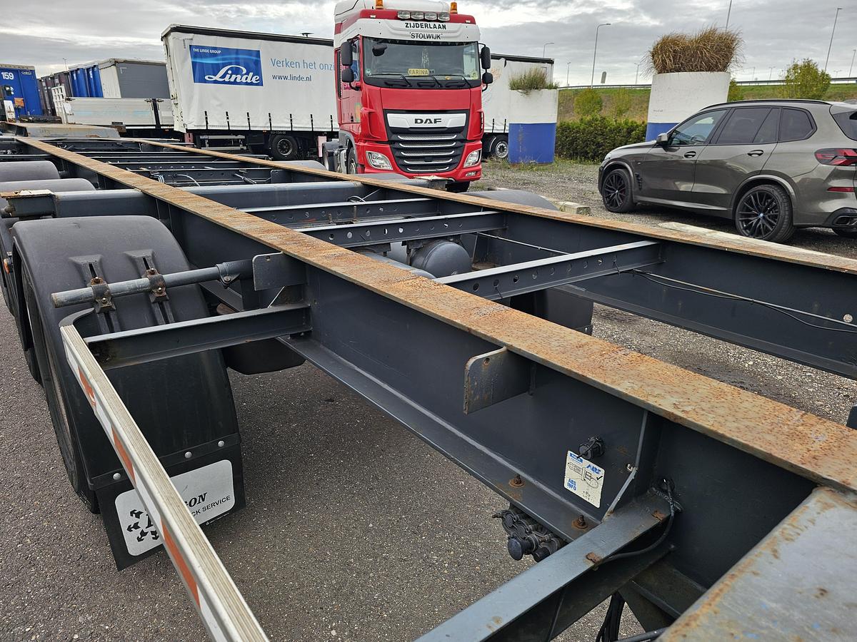 Gebruikt 2000 GROENEWEGEN 45.08 CC-16-27 |BPW DRUM | APK 12-12 2025 |. DUTCH TRAILER.| ALU RIMS.