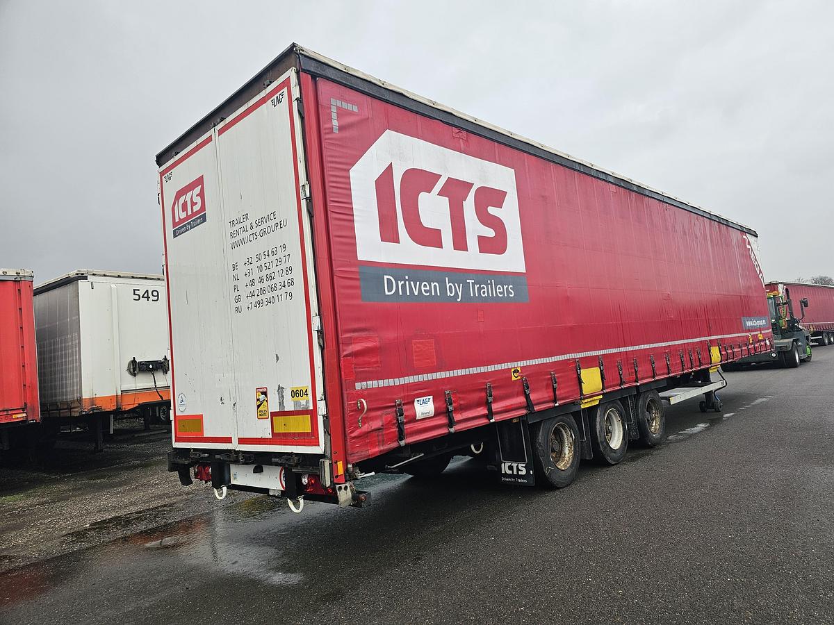 Used 2014 LAG 0-3-GC | 3 AXLE MEGA TRAILER|HUCKEPACK.|8 PIECES. | BELGIUM|BPW DRUM.