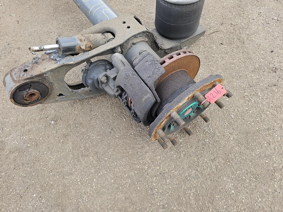 Used 2005 SAF TRAILER AXLE SINGLE TIRES DISC BRAKES.