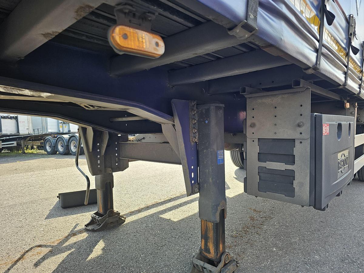 Used 2012 PACTON TBD.122 | SINGLE STEERING AXLE |UNDER SLIDING LOADING LIFT + BATTERIES| DAF DISC| APK /TUV 6-12-2025