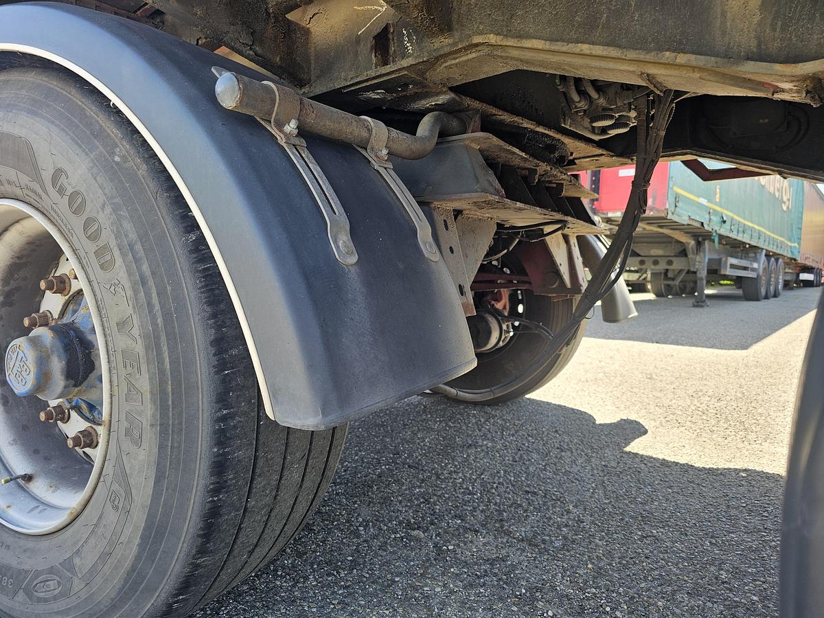Gebruikt 2004 PACTON t4-001 / 4 AXLE TRAILER /2 LIFT AXLES /2 STEERING AXLES/ INCL CRANE KENNIS 14 TON MOVEBAL.