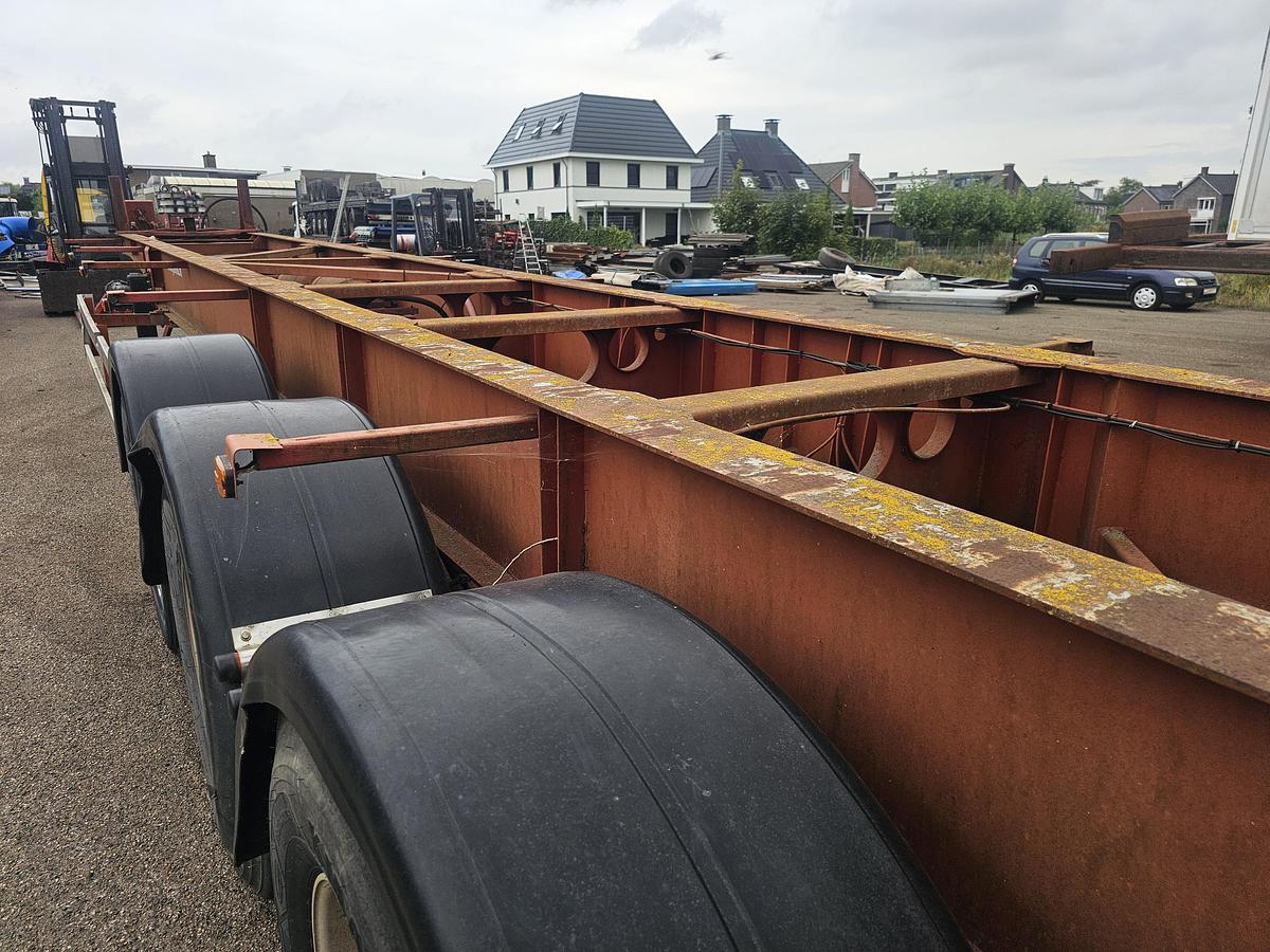 Gebruikt 1998 LAG O 3-39/ 40 foot tipper chassis/ steel/ saf drum./ no tipper cilinder / electric tipper.