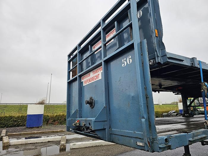Used 1990 groenewegen  DRO-12-24 | heavy duty | steel suspension | drum brakes | semitrailer.