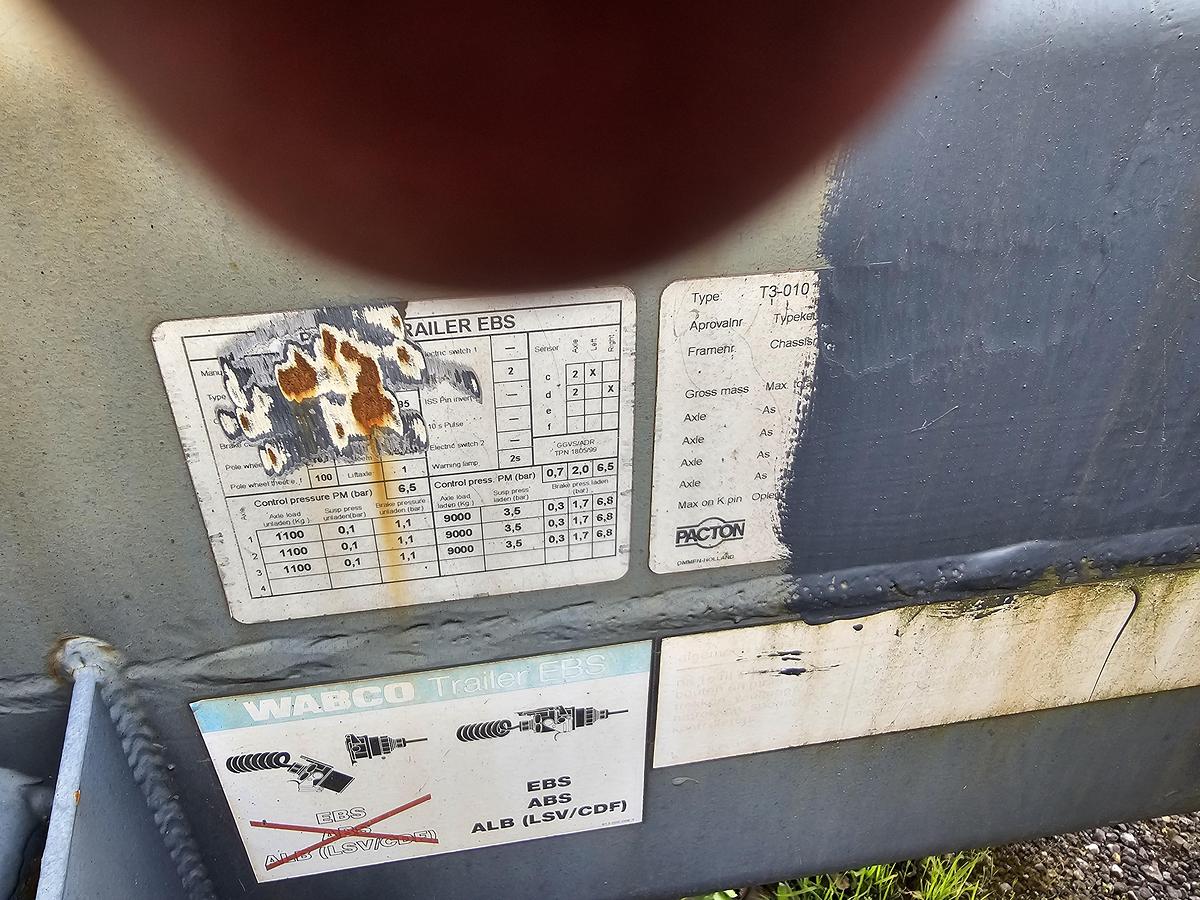 Used 2007 PACTON 3 AXLE MULTI  YARD CHASSIS | 3 X EXTENDIBLE | BPW DRUM | NO DOCUMENTS.