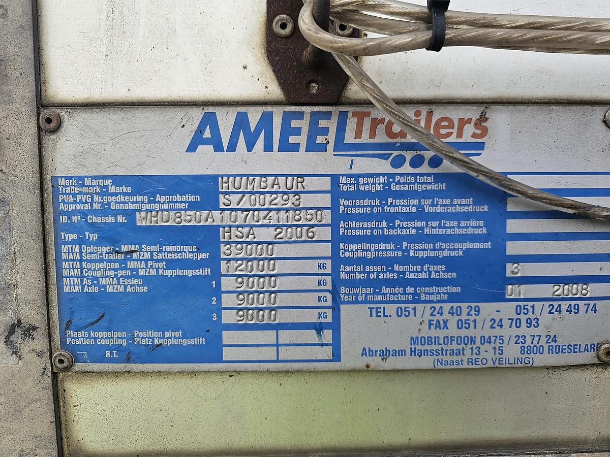 Gebruikt 2008 HUMBAUR HSA 2006 | GALVANIZED CHASSIS | SAF DISC.